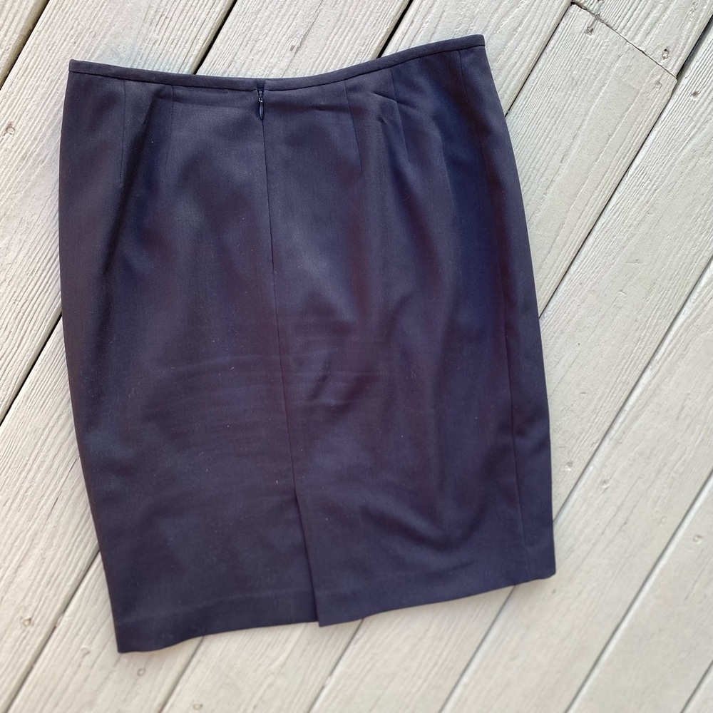 Kasper - Elegant Black Women's Midi Pencil Skirt, Size: 10 (see measurements) - Picture 2 of 6